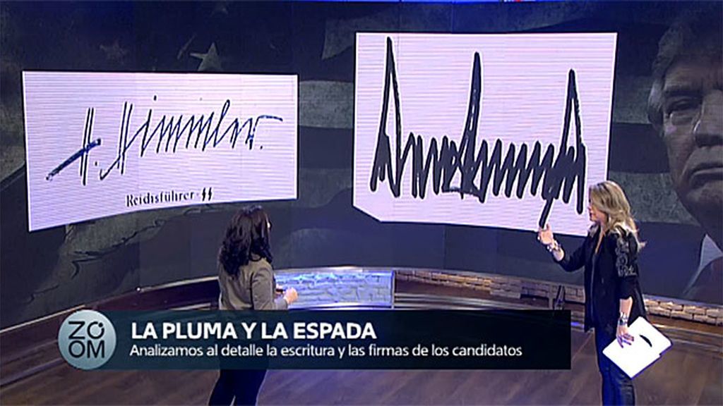 Informe grafológico en ‘Zoom’: así son las personalidades de Clinton y Trump