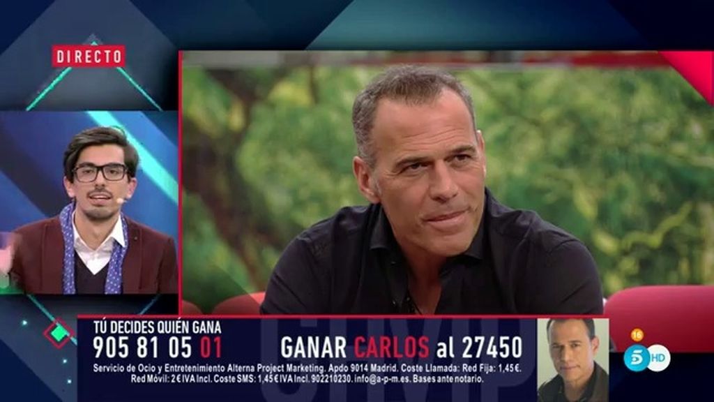 Dani Santos, en su despedida a Carlos Lozano: "Ponedme al siguiente"