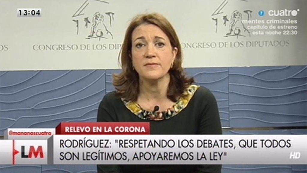 Soraya Rodríguez: "Lo que hay que hacer ahora es cumplir la Constitución"