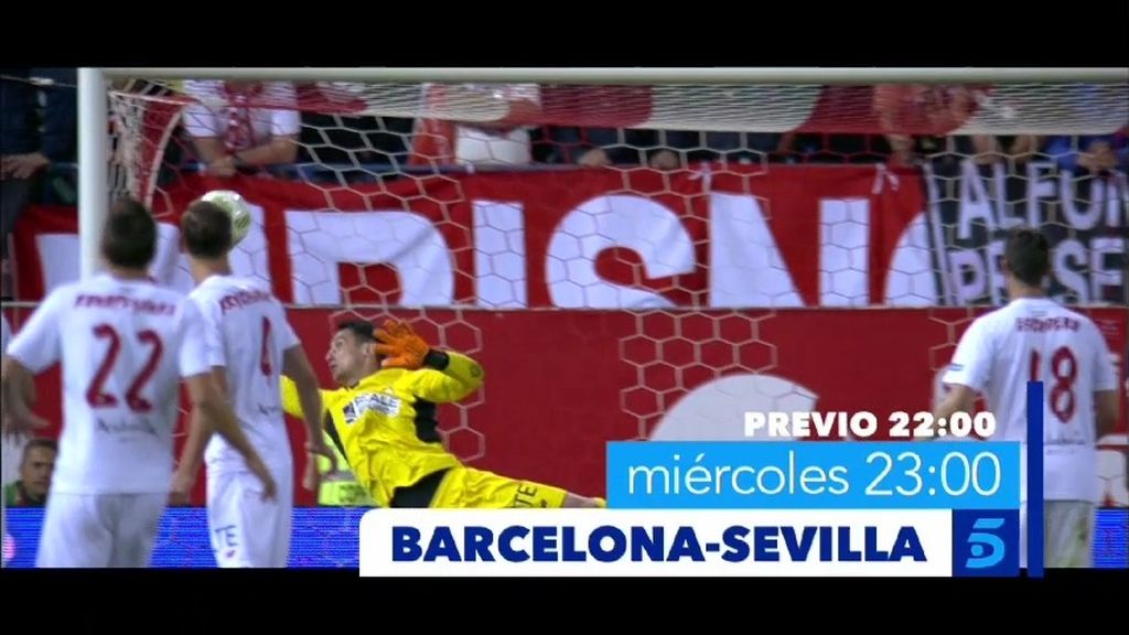 Barça-Sevilla: la vuelta de la Supercopa de España este miércoles en Telecinco
