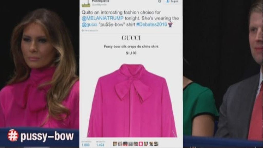 #HoyEnLaRed: la blusa de Melania Trump se llama 'pussy-bow'