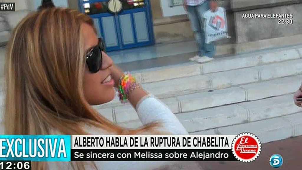 Chabelita ni confirma ni desmiente su ruptura con Alejandro