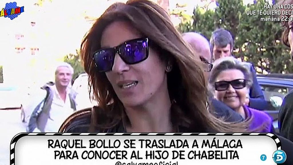 Raquel Bollo viaja hasta Málaga para conocer al hijo de Chabelita