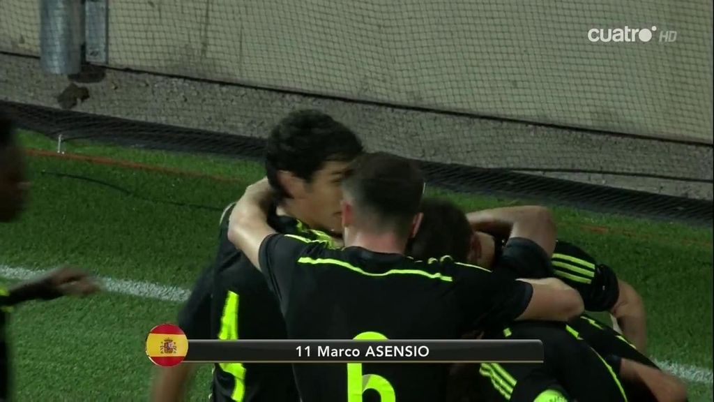 ¡Asensio marca el segundo gol para España tras un buen pase de Ceballos!