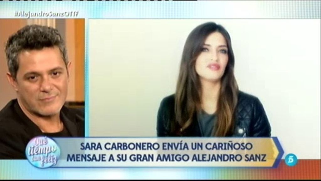 Sara Carbonero, Inma Cuesta e Hiba Abouk le mandan un mensaje a Alejandro Sanz