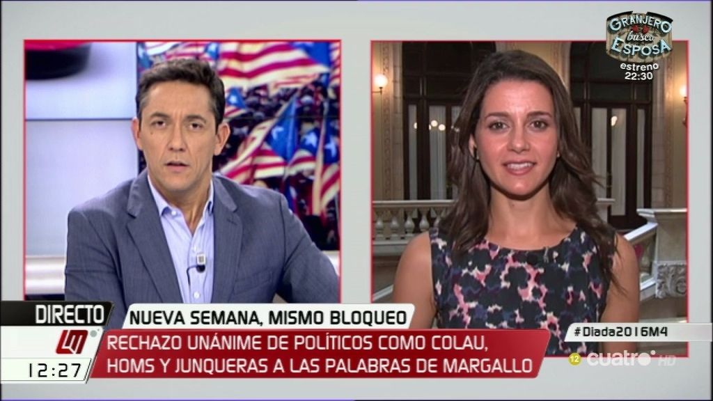 Inés Arrimadas, sobre Cataluña: "Lo que hay que hacer es reformar España"