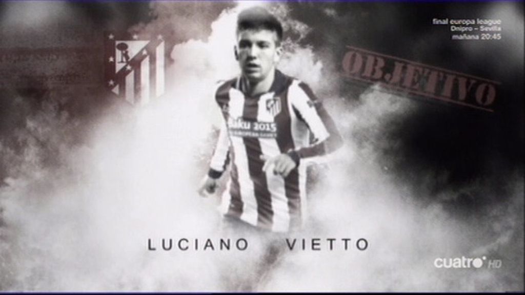 Luciano Vietto, objetivo número uno del Atlético para la próxima temporada
