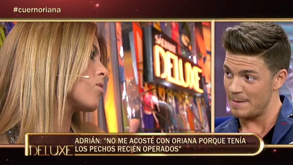 Adrián, GH14: "No me he acostado con Oriana pero ella quería"