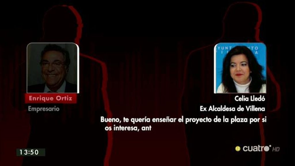 Celia Lledó, exalcaldesa de Villena, a un empresario: “Te quería enseñar el proyecto de la plaza por si os interesa”