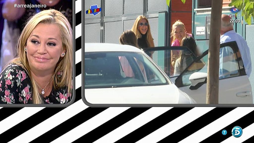 El reencuentro de Belén Esteban con Carmen Bazán y Carmen Janeiro