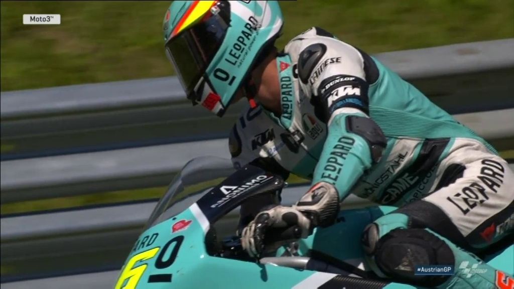 Mir se estrena su palmarés en el Mundial con una última vuelta de infarto en Moto3