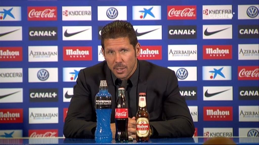 Simeone: "No va a creer nadie que tenemos posibilidades de ganar"