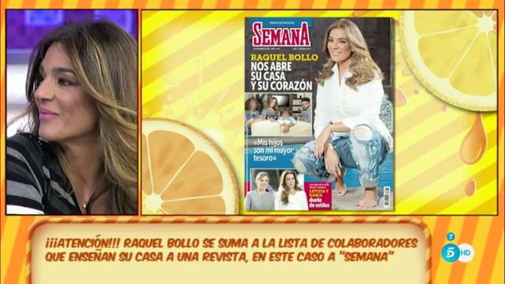 Raquel Bollo muestra su casa y concede una entrevista en 'Semana'