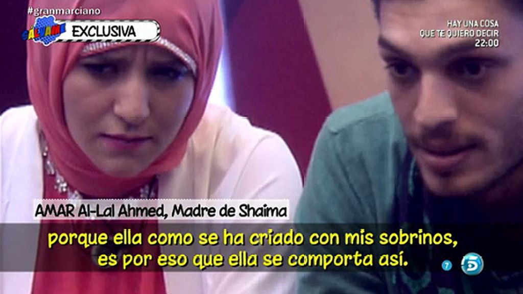 Amar, madre de Shaima: "Quiero que mi hija salga de 'Gran Hermano"