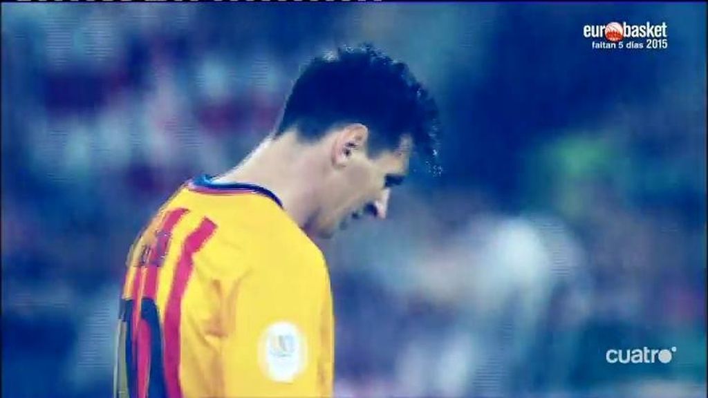 Leo Messi  no se quedaba a "cero" en el inicio de la liga desde hace ocho años