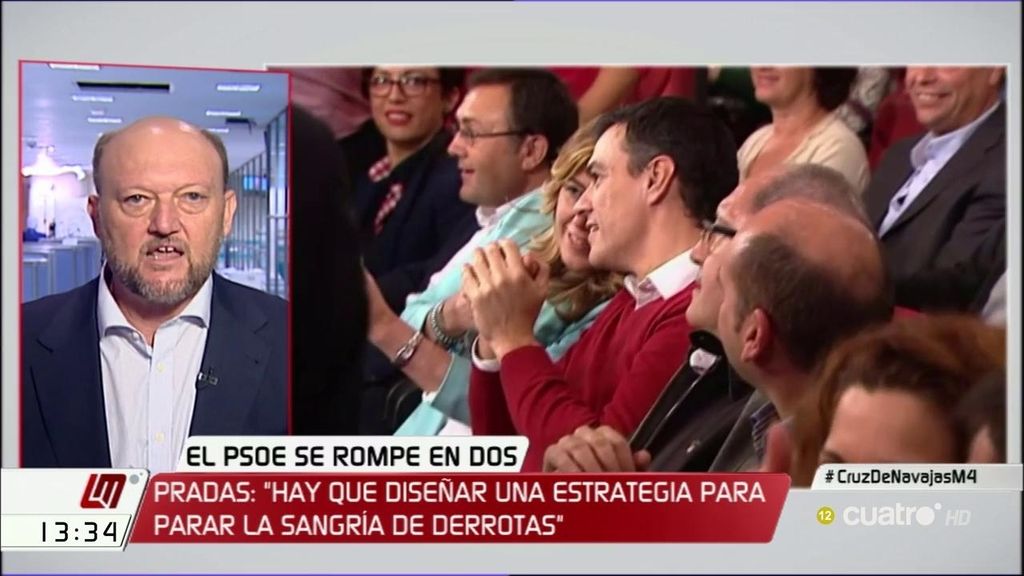 Antonio Pradas: "La ejecutiva federal del PSOE debe disolverse inmediatamente"