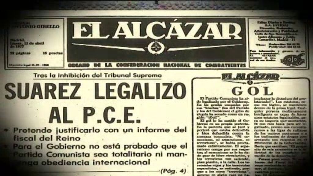 Adolfo Suárez decide legalizar al Partido Comunista de España sin casi apoyos