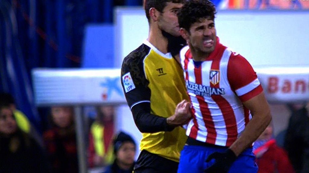 La pelea entre Fazio y Diego Costa, digna de los mejores combates de Boxeo