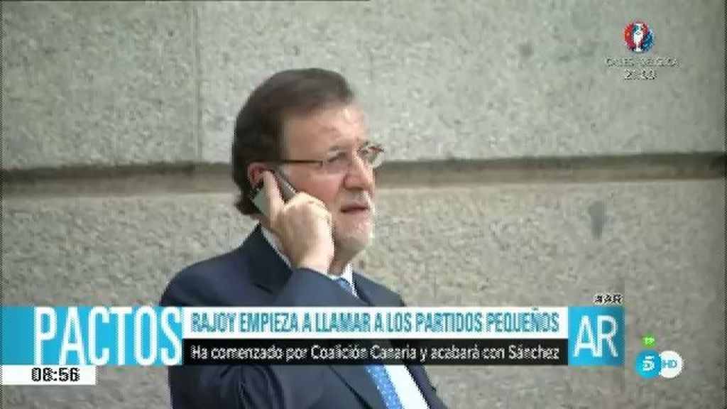 Rajoy comienza su ronda de llamadas