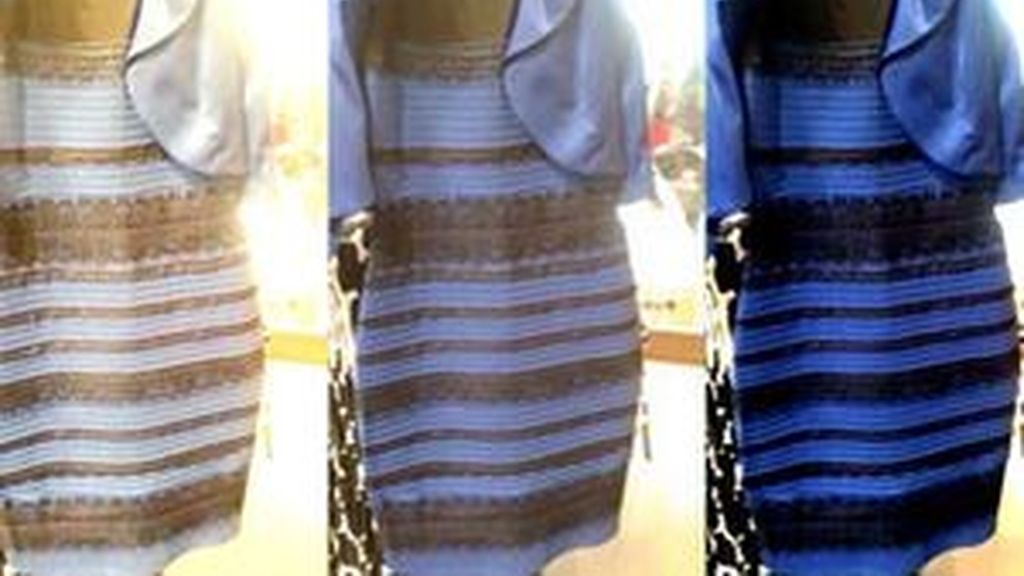 ¿Por qué cada uno ve el vestido de un color?