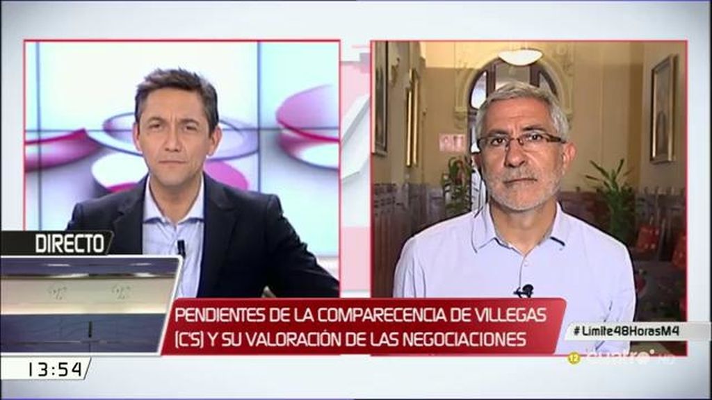 Llamazares: “Habrá Acuerdo PP-C´s y luego se presionará al PSOE para permitir la investidura”