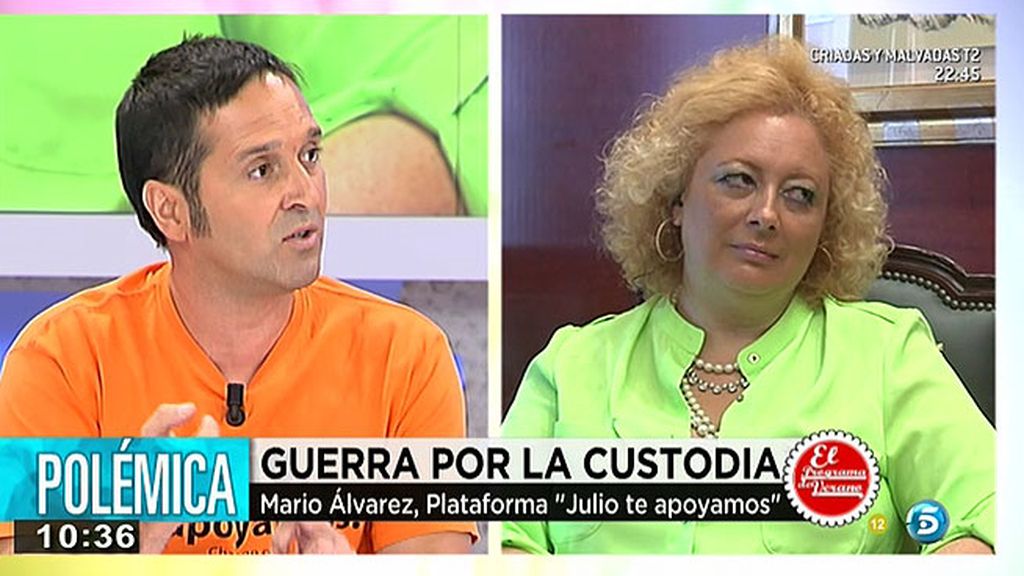Mario Álvarez, Plataforma 'Julio te apoyamos': "Julio apenas conoce a sus abuelos"
