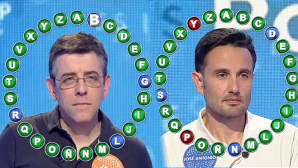 Jero, a tres respuestas de llevarse 414.000 euros en el rosco de 'Pasapalabra'