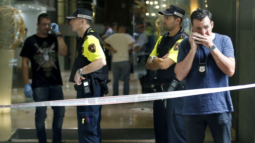 Dos heridos en un tiroteo en pleno centro de Barcelona