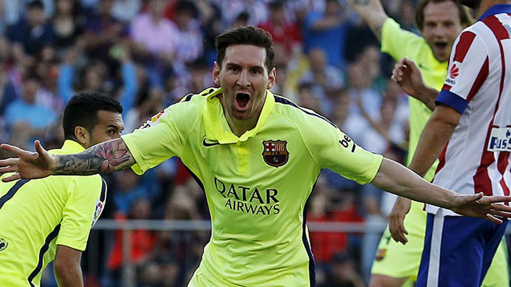 Leo Messi firma su última obra de arte para darle el título al Barça en el Calderón