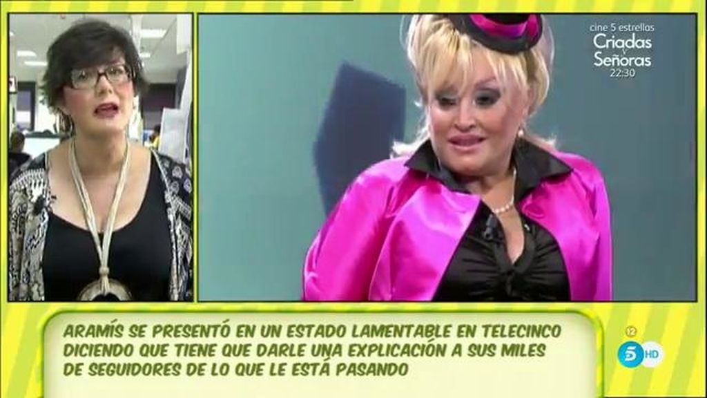 "Cuando vi a Aramís en Telecinco diciendo incongruencias, me asusté muchísimo"