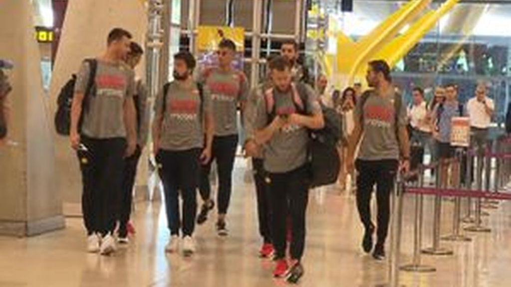 La selección española de baloncesto pone rumbo a Río