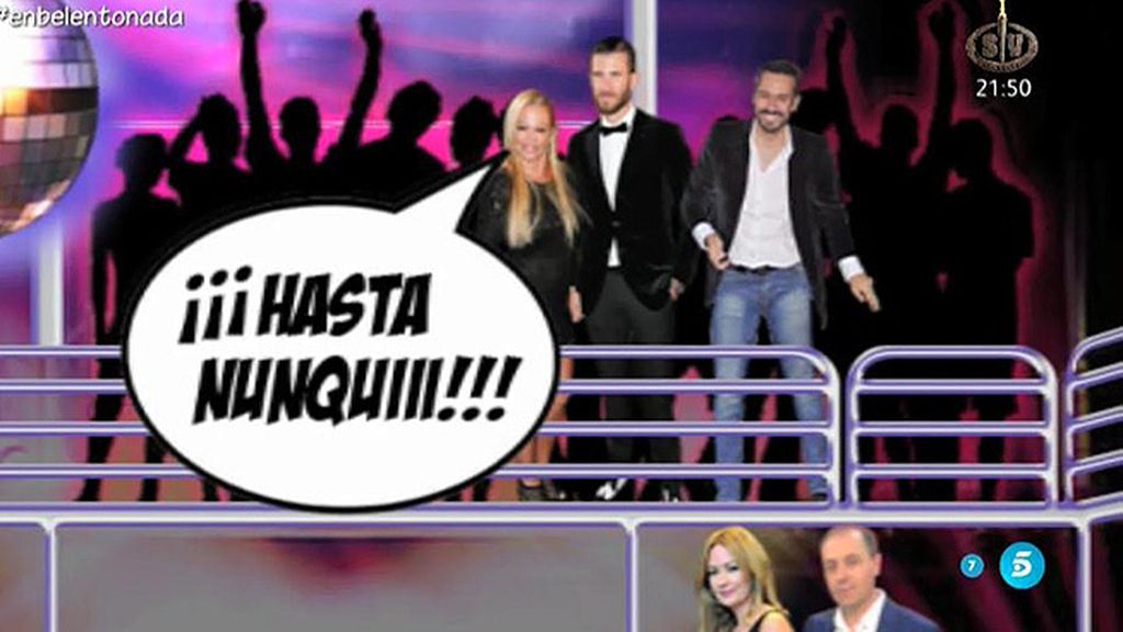 Cruce de miradas y algún que otro adjetivo entre Olvido Hormigos y Belén Esteban