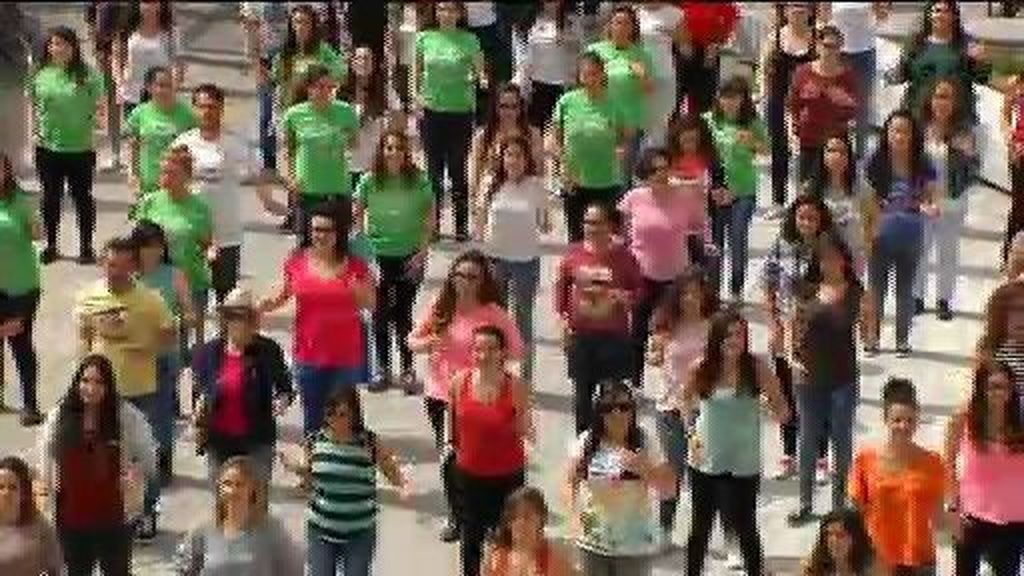 El flashmob para Vicky, una joven enferma de cáncer