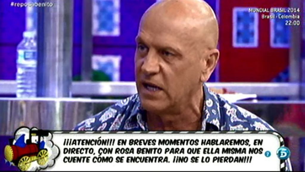 Kiko M.: "Rosa tuvo un problema económico, y por eso necesitaba hacer platós"