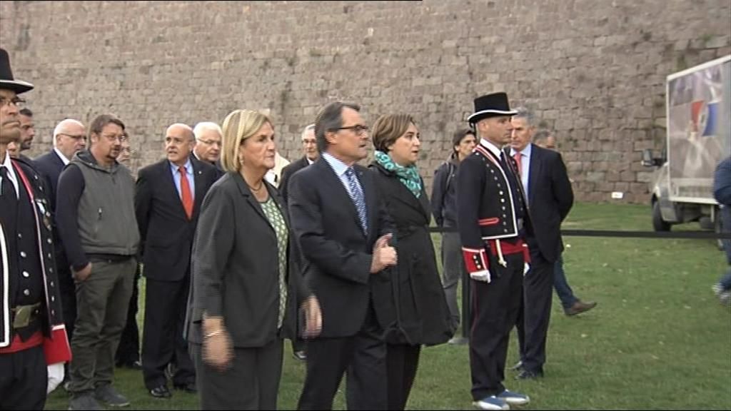 Artur Mas homenajea a Lluis Companys antes de presentarse ante la Justicia