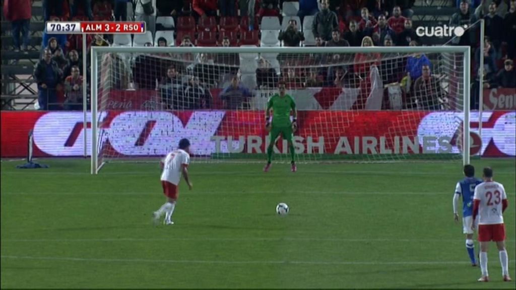 Gol de Verza (Almería 3-2 Real Sociedad)