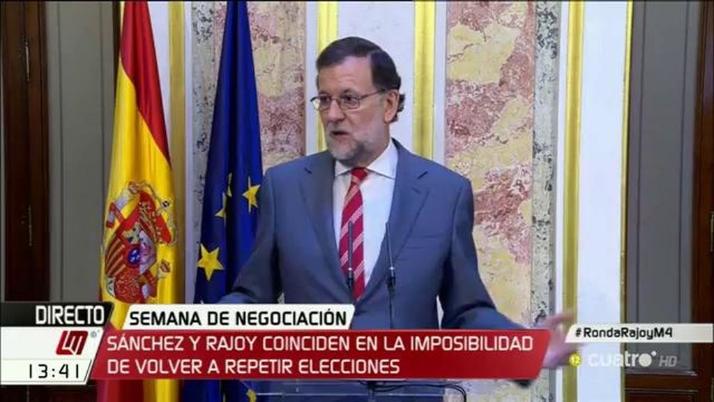 Rajoy abriría “un periodo de reflexión” si creyese que su investidura no es posible
