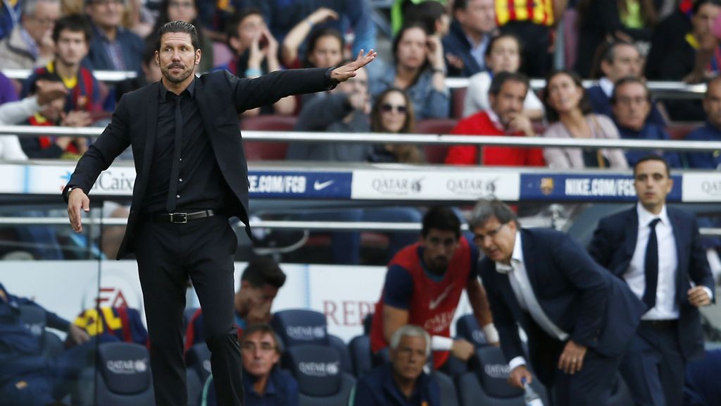 El Cholo fue el jugador número 12 en el partido épico en el Camp Nou