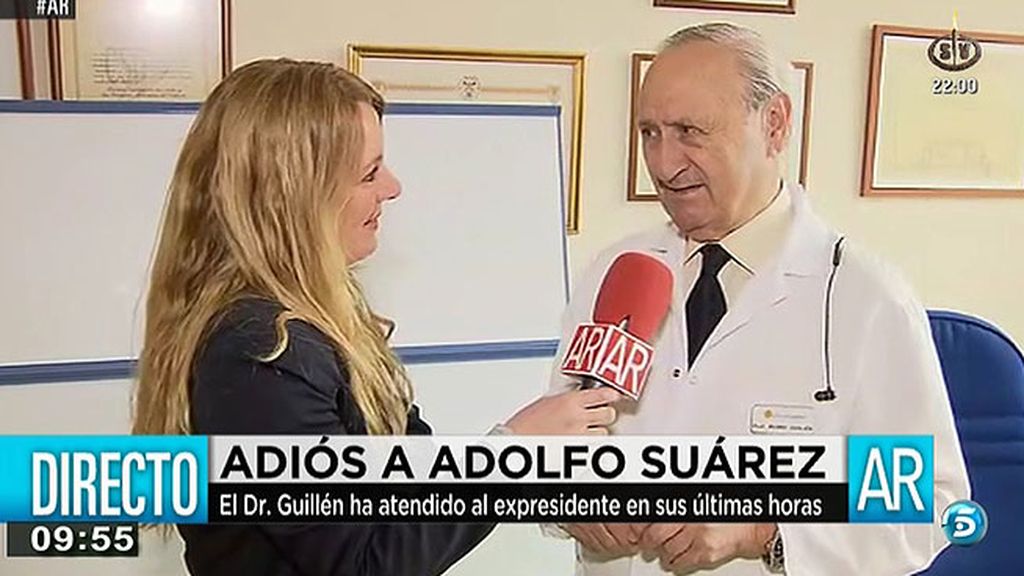 Dr. Guillén: "Cuando conocías a Suárez no solo le admirabas sino que le amabas"