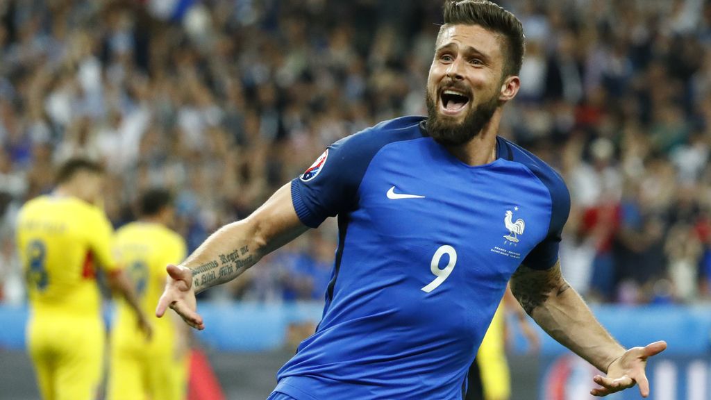 Giroud marca el primer gol de la Eurocopa