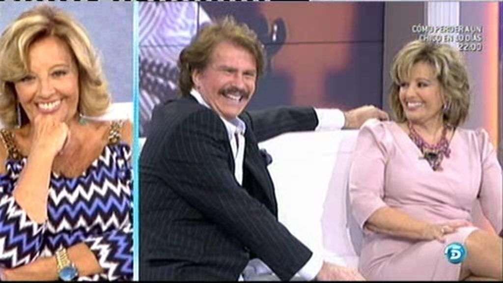 Mª Teresa Campos y Bigote Arrocet se conocieron en el plató de '¡QTTF!'