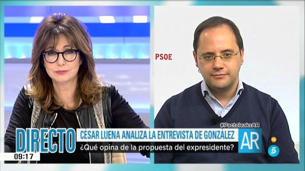 La entrevista íntegra a César Luena