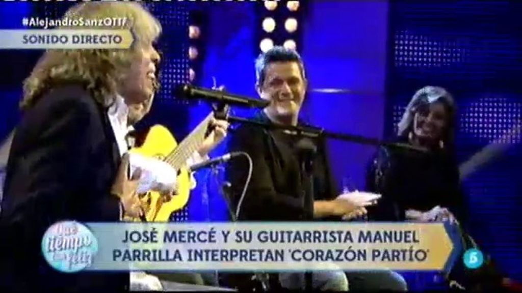 José Mercé sorprende a Alejandro Sanz e interpreta 'Corazón partío'