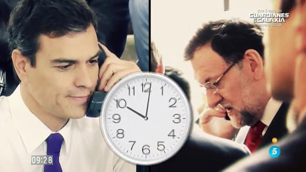 Pedro Sánchez toma la iniciativa y habla con Mariano Rajoy durante 10 minutos