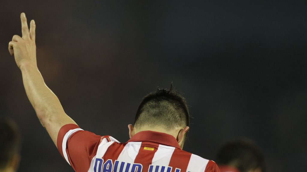 David Villa se reivindica en el Atleti con doblete frente al Celta de Vigo