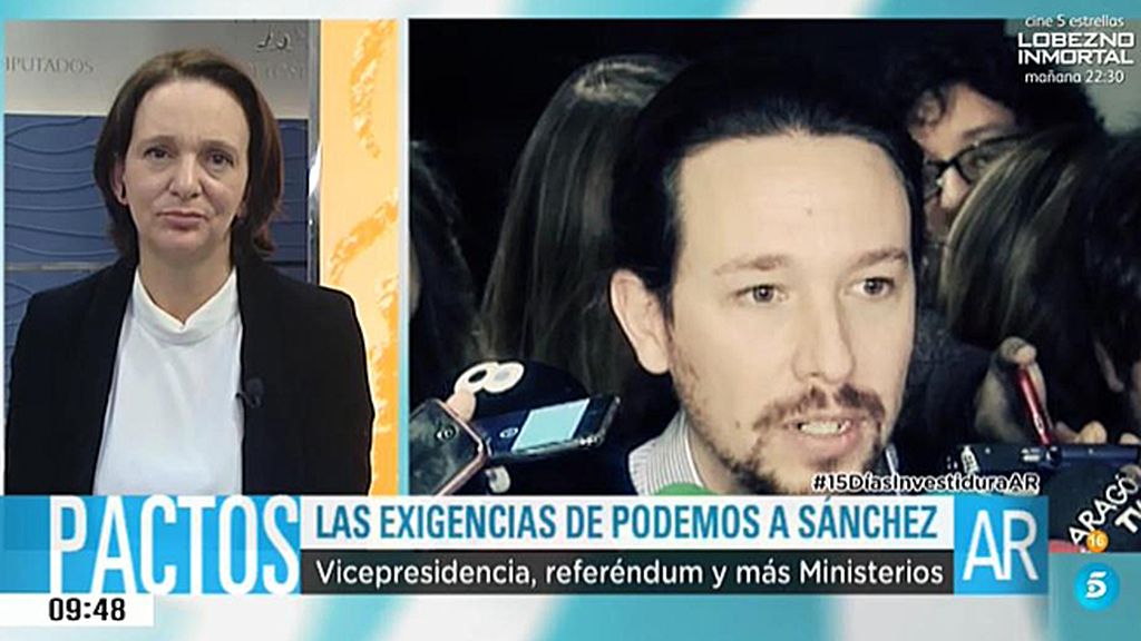 ¿Pretende Podemos con sus exigencias que se celebren nuevas elecciones?