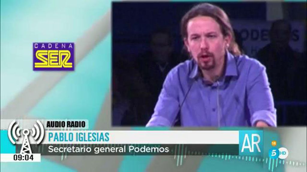 Pablo Iglesias: "No queremos ver al PSOE en el búnker con PP y Ciudadanos"