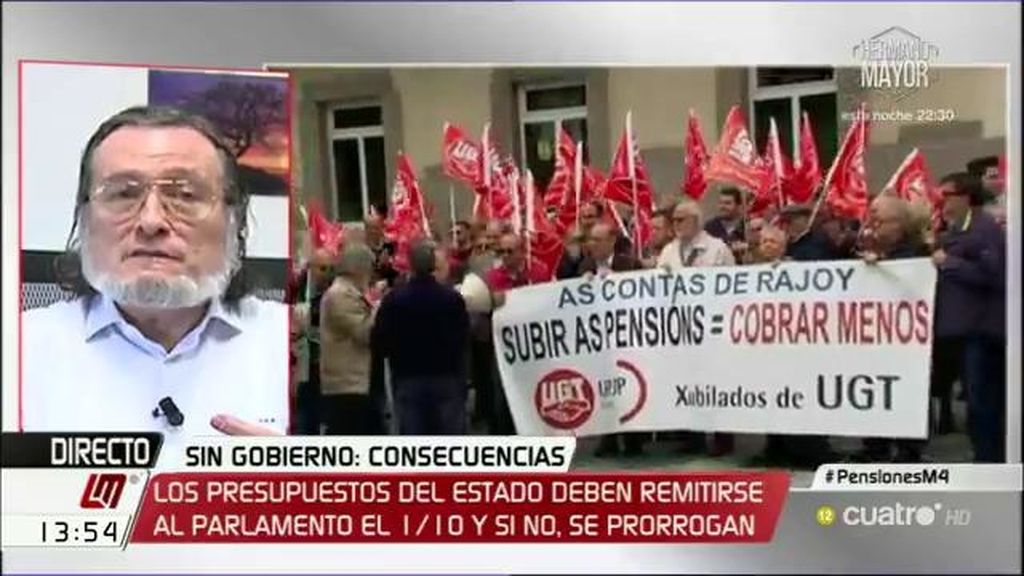Niño Becerra cree que la 'hucha' de las pensiones podría agotarse en 2017