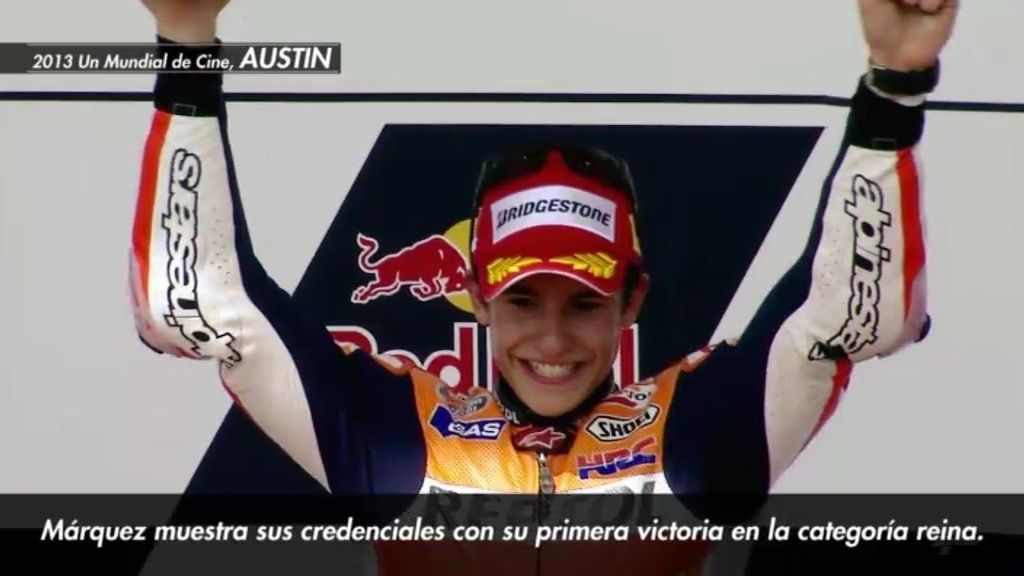 Marc Márquez gana su primera carrera de MotoGP batiendo records de precocidad