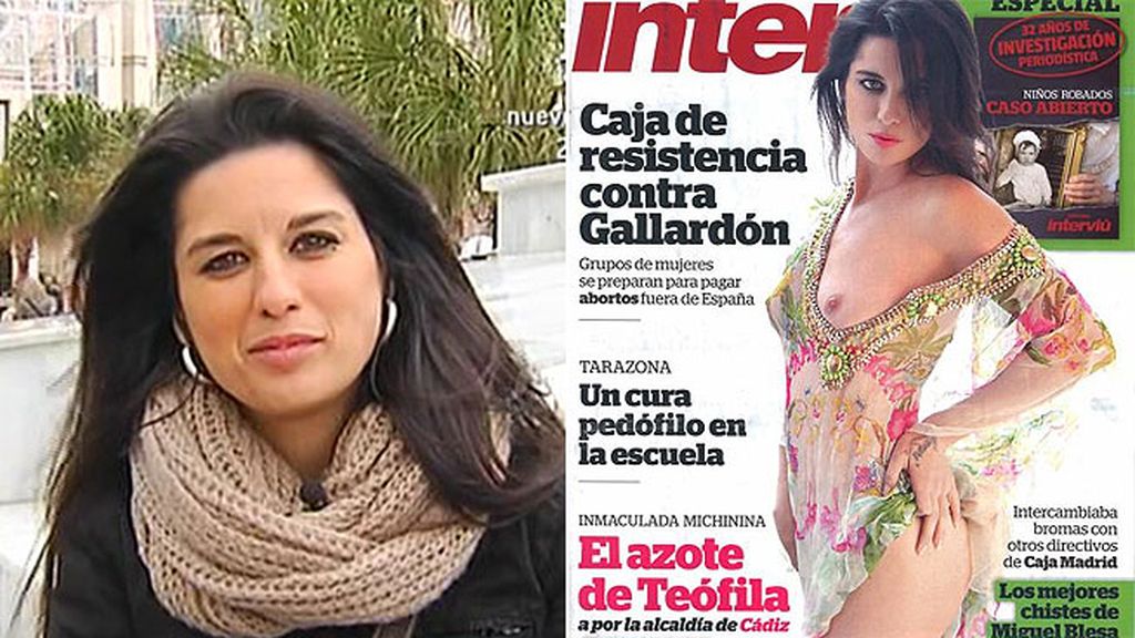 Inmaculada Michinina, de sonrojar a la alcaldesa de Cádiz en un pleno a la portada de 'Interviú'